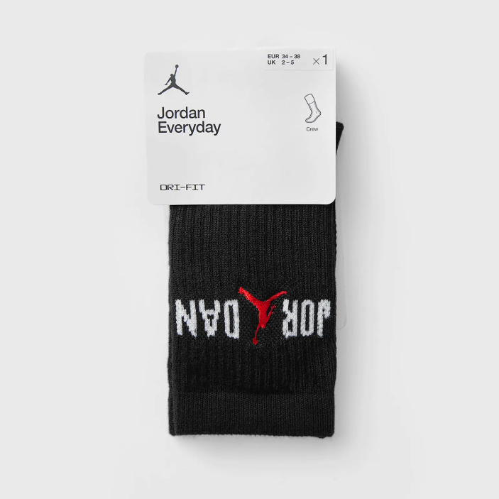Jordan Socks EveryDay Ply Crew BLACK