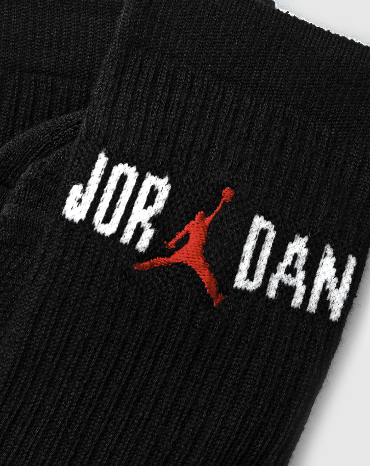 Jordan Socks EveryDay Ply Crew BLACK