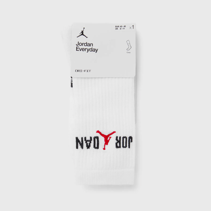 Jordan Socks EveryDay Ply Crew WHITE